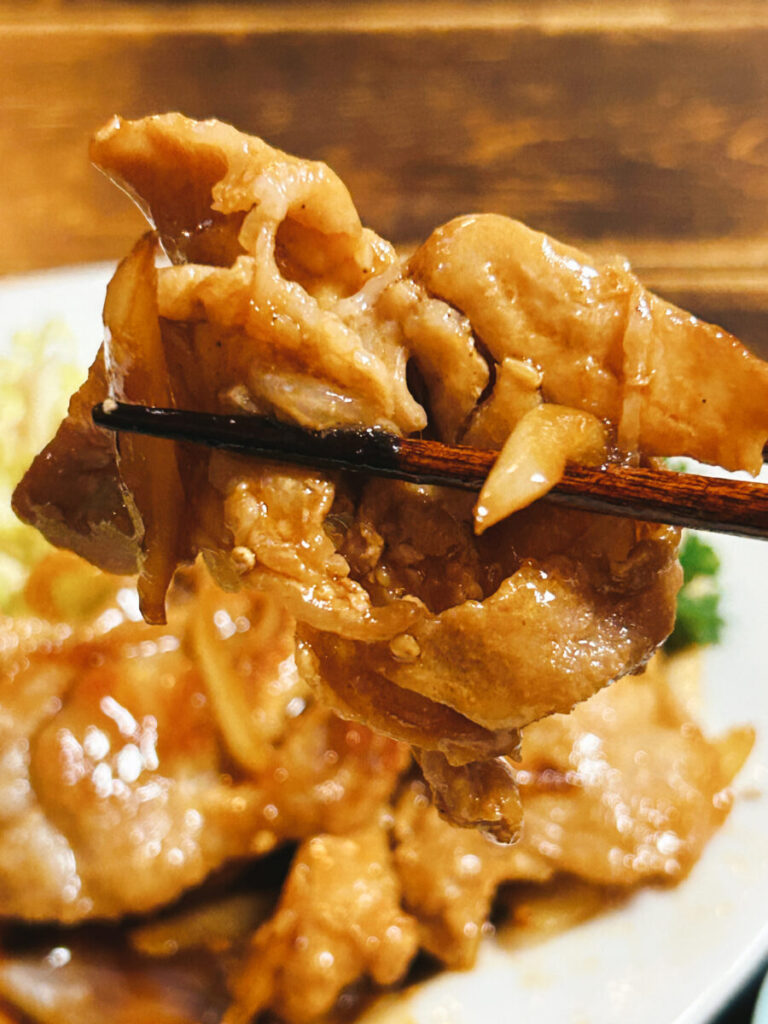 酒処ハチヤ 豚焼肉定食写真