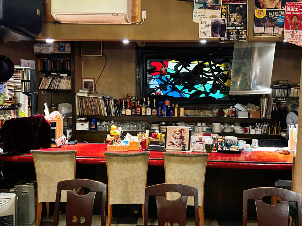 Caffe&軽食の風街亭 店内の雰囲気