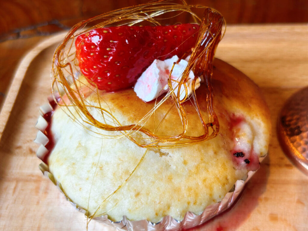 あんてぃーくCafé中の蔵メニュー 寝かせ玄米ランチ デザート