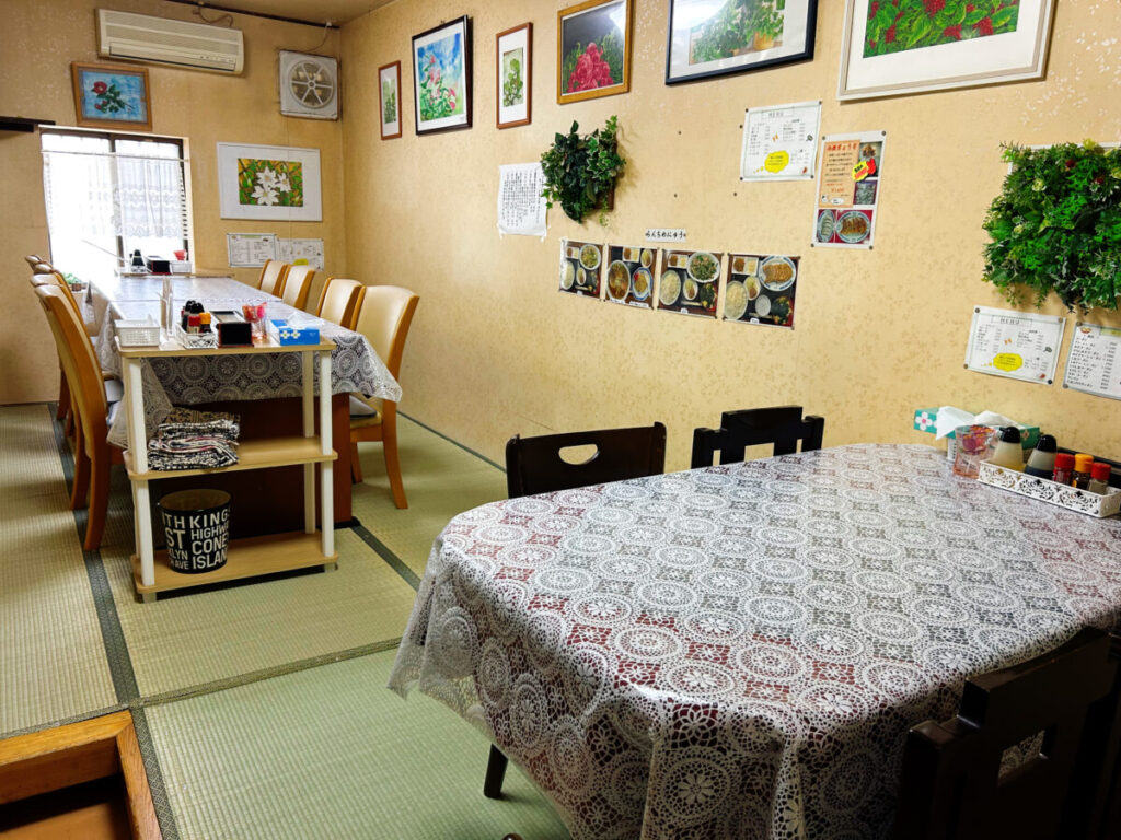けいこのぎょうざ店内の雰囲気