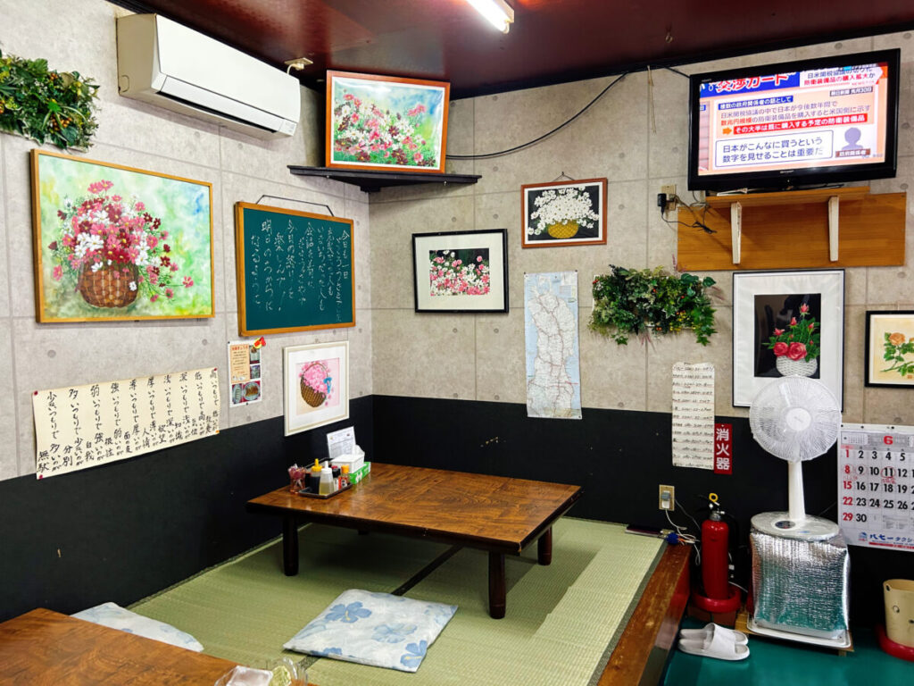 けいこのぎょうざ店内の雰囲気