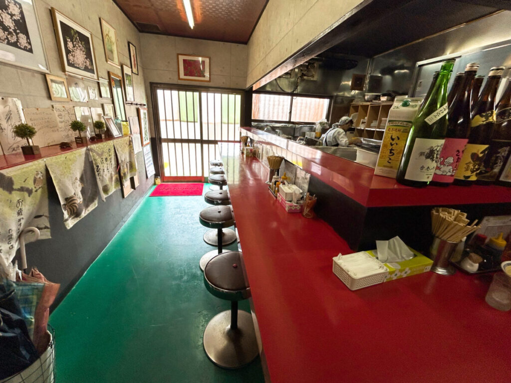 けいこのぎょうざ店内の雰囲気