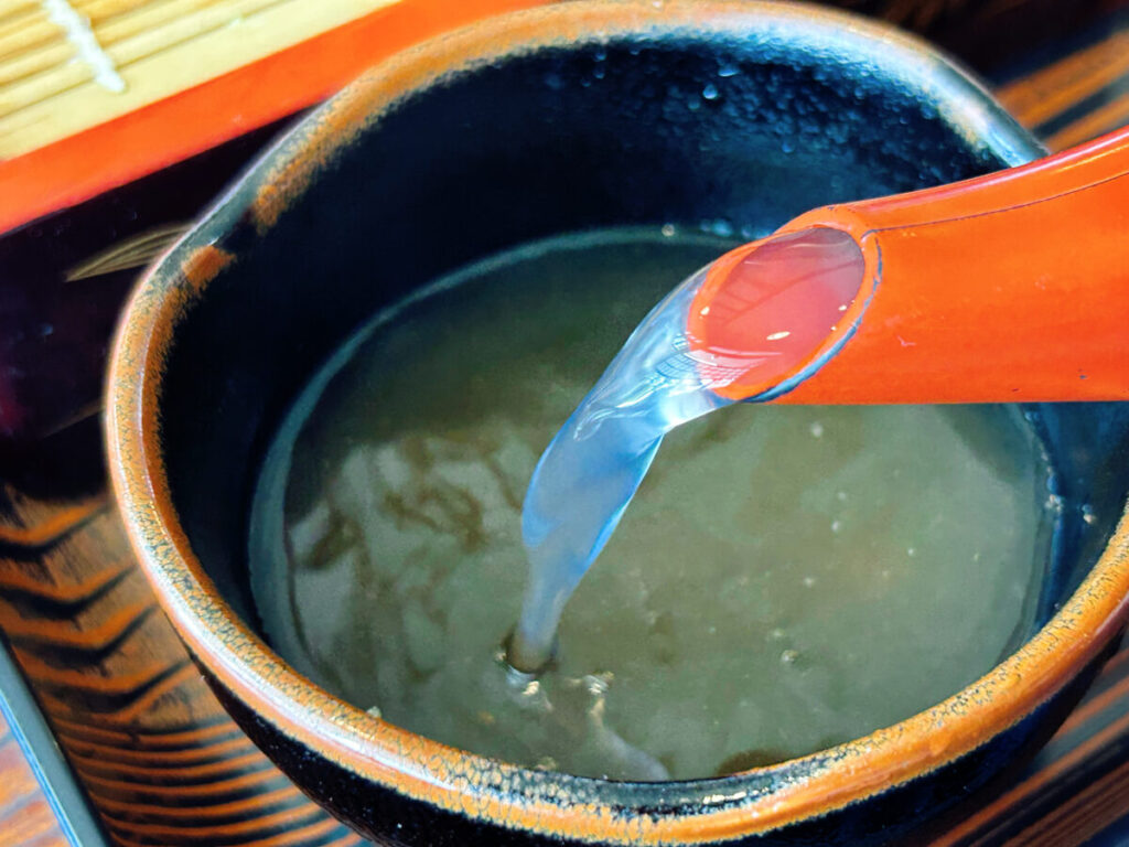 東山庵 ざるそば(並)&ミニ煮込かつ丼セット