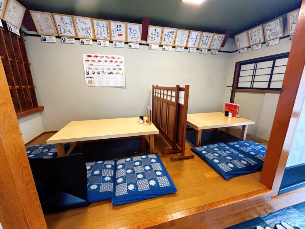 亀鶴寿司　店内の雰囲気　写真