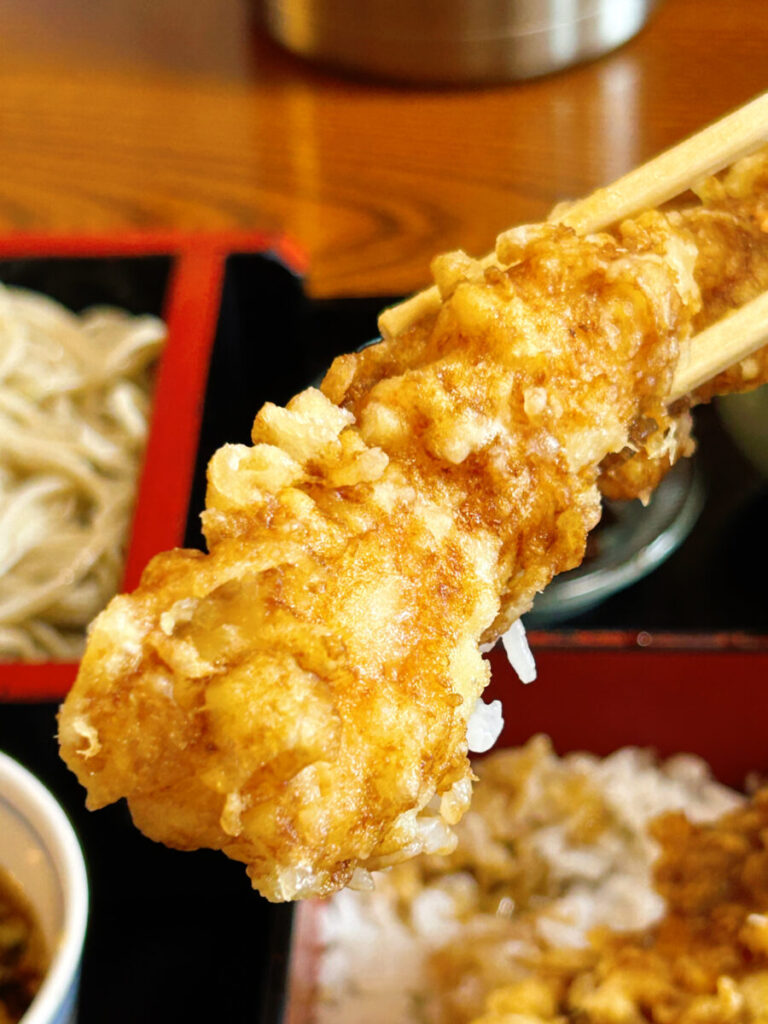 手打ちそばうどん徳一 ミニ天重セット