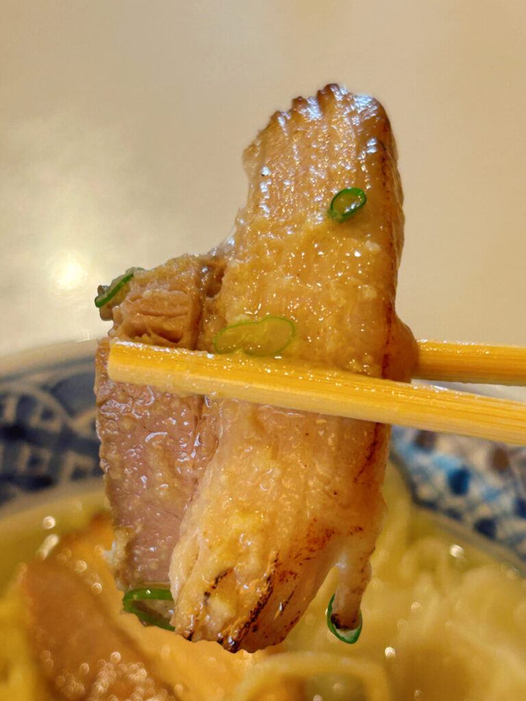 喜多方 満喜 塩ワンタン麺大盛