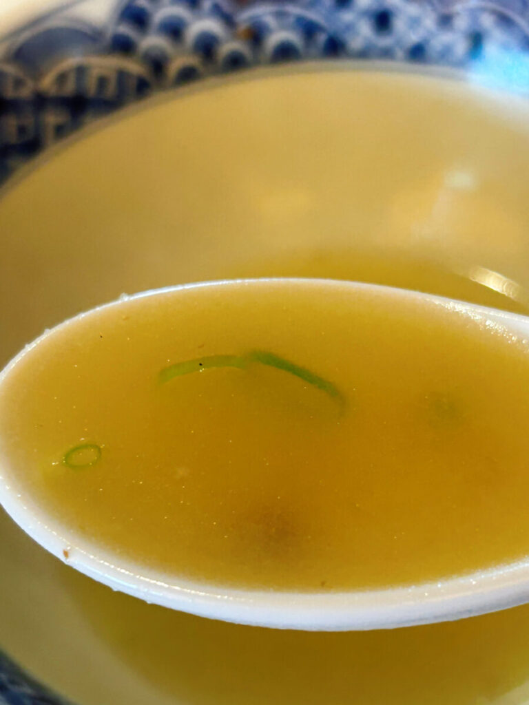喜多方 満喜 塩ワンタン麺大盛