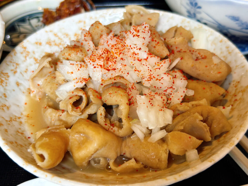 ブルドック もつ煮込みラーメンセット