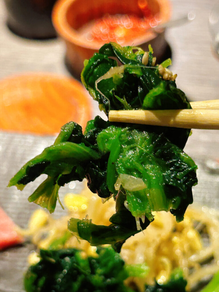 炙りや牛ぞう 宮崎牛ランチ ナムル