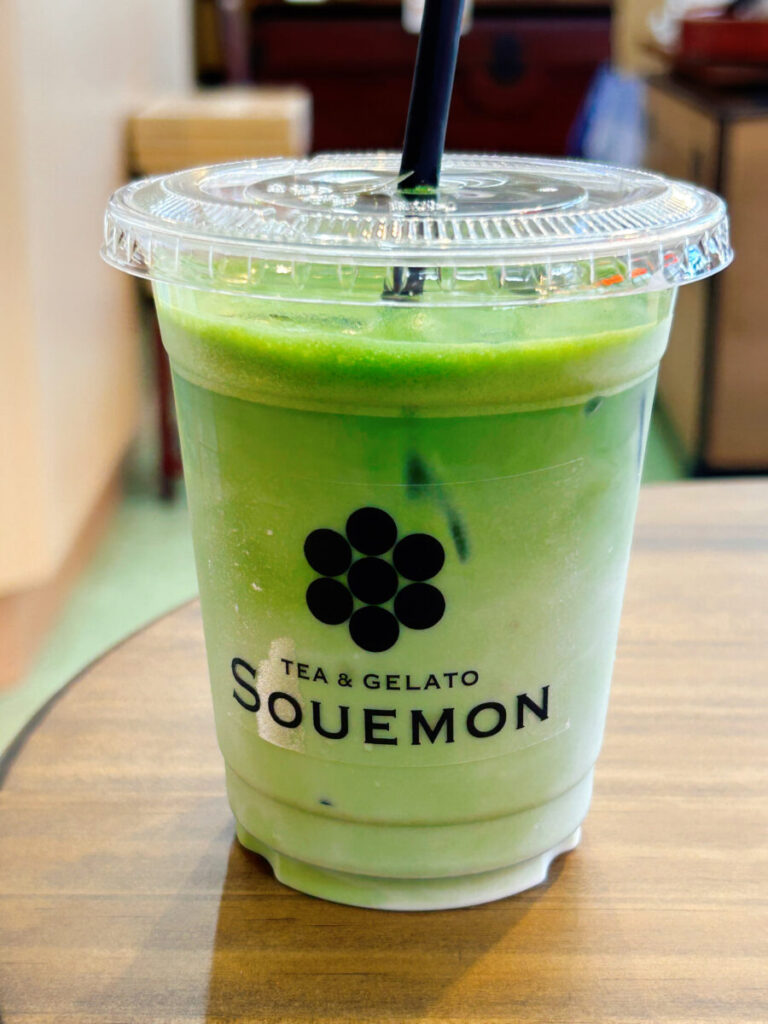 お茶＆ジェラート Souemon 抹茶ラテアイス