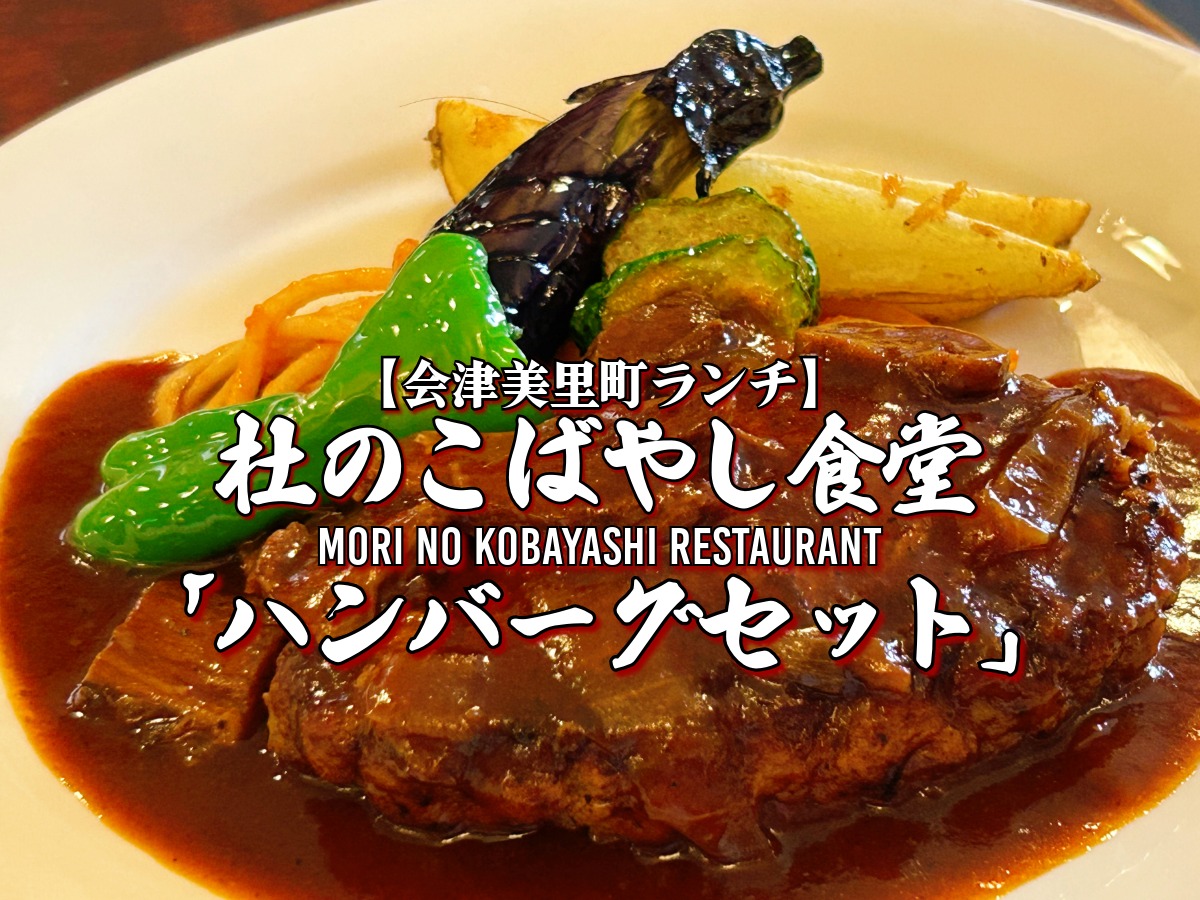 杜のこばやし ハンバーグセット モリコバ