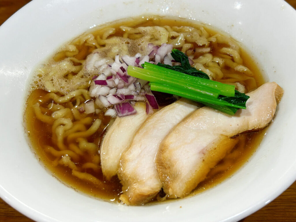 彩麺 春日遅遅 純煮干&和え玉にぼし(ハーフ)