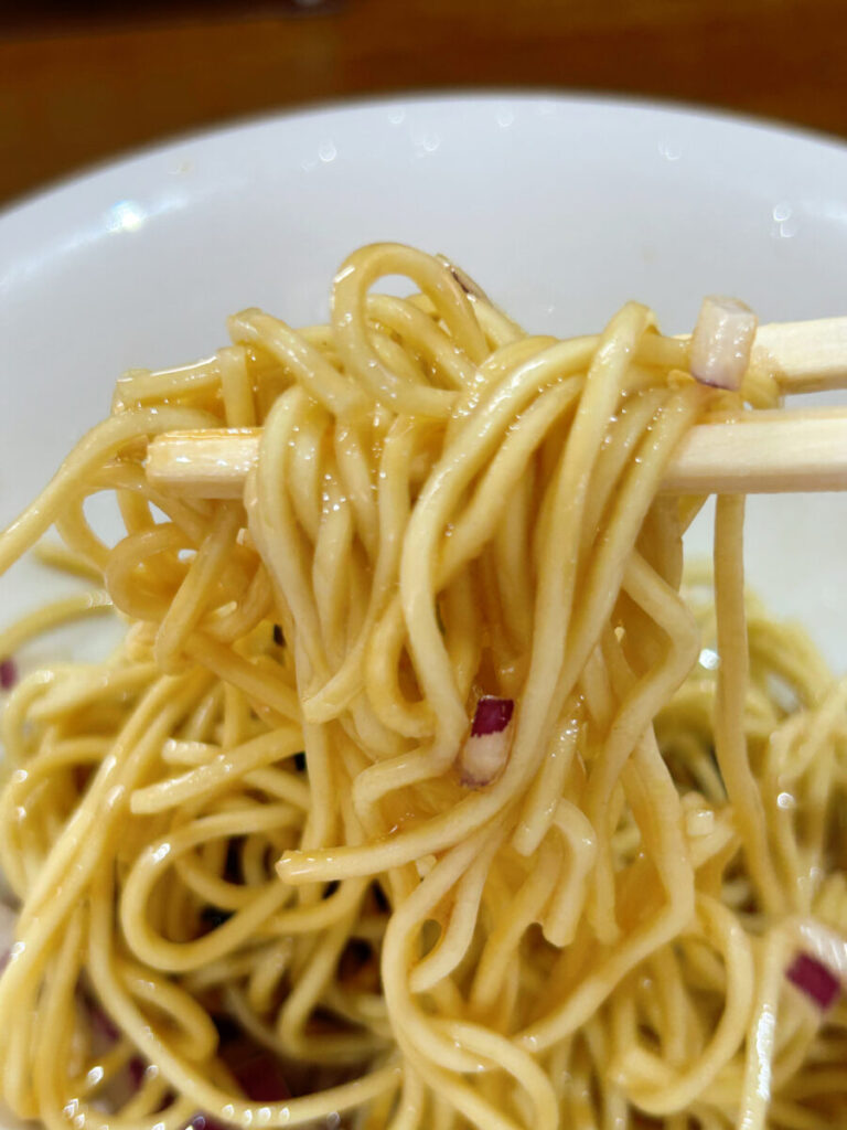 彩麺 春日遅遅 純煮干&和え玉にぼし(ハーフ)