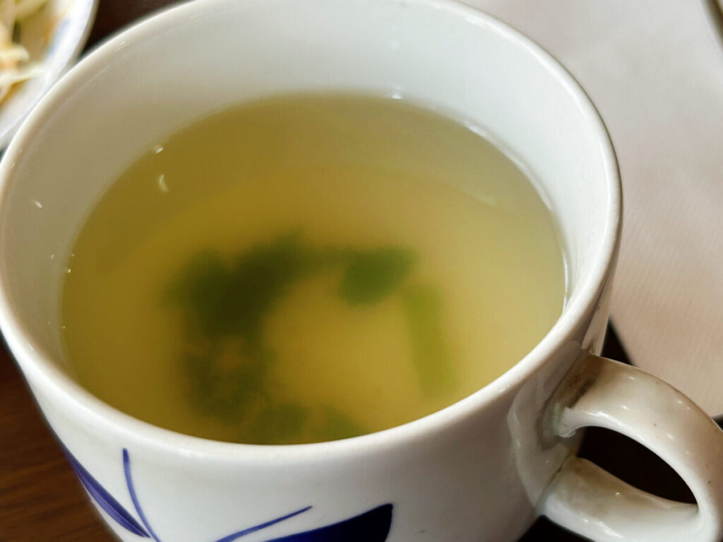 喫茶&軽食カンタンド ハンバーグセット コンソメスープ