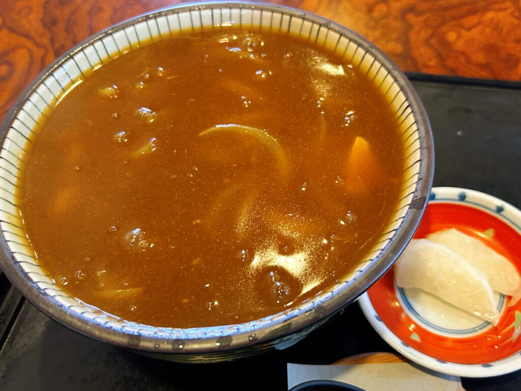 蕎房処かみしろや カレー南蛮大盛