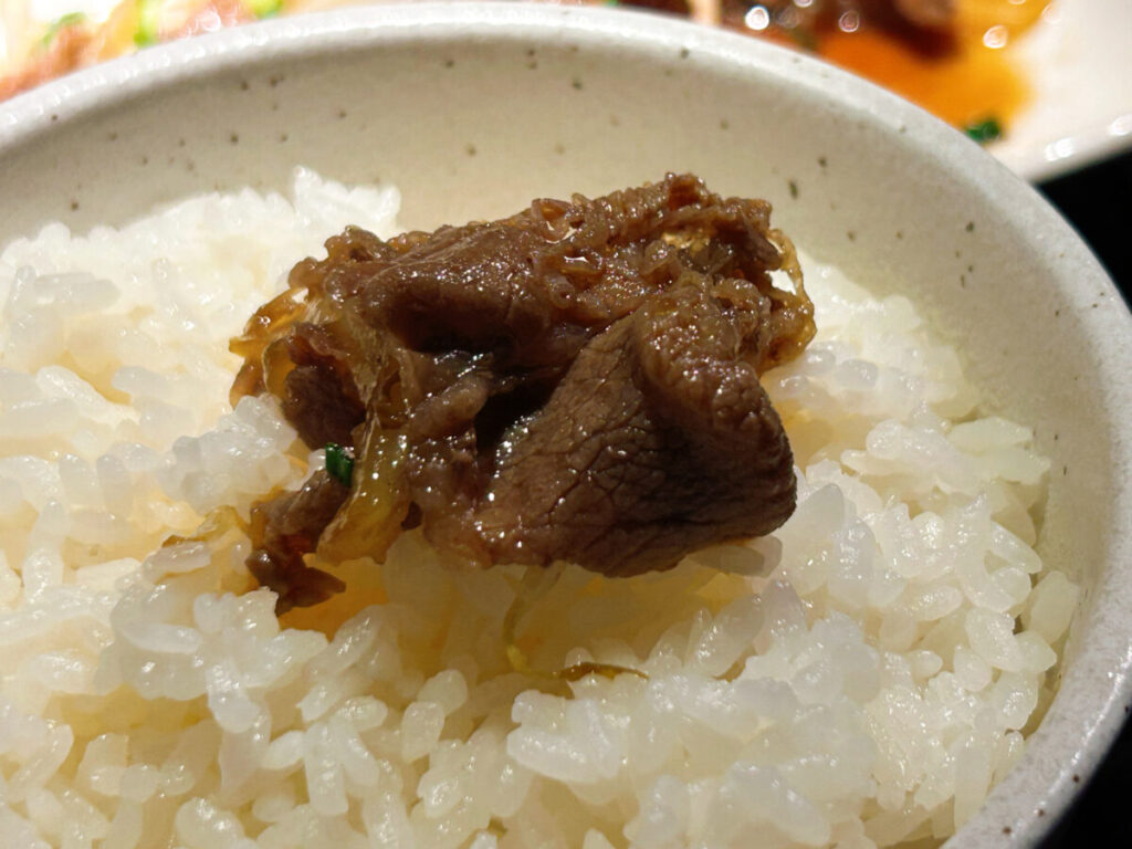 牛ぞう ランチ 牛カルビ焼き定食