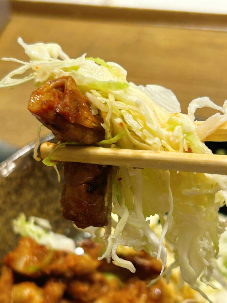 もつ煮の寿 ダブル定食(もつ焼き&もつカレー)&ご飯大盛