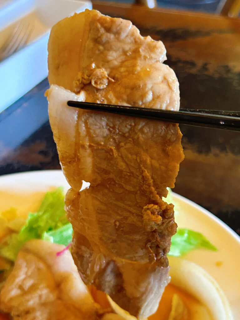 キッチン瓦 豚肉の生姜焼き ライス大盛