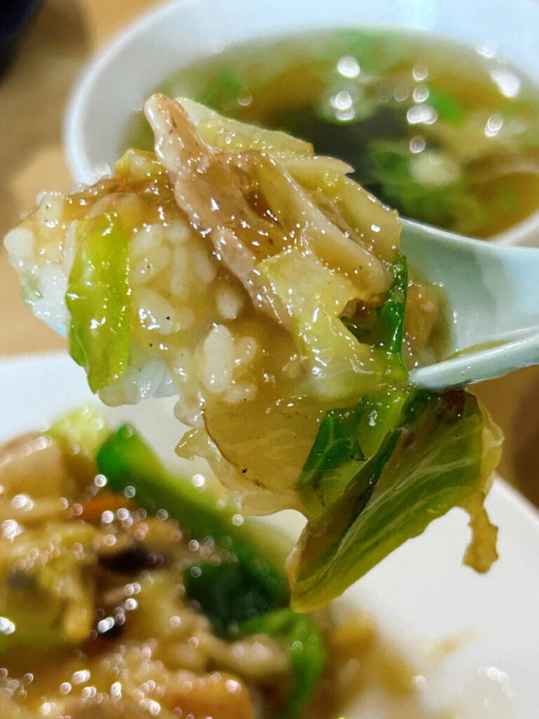 吉田食堂 中華丼大盛