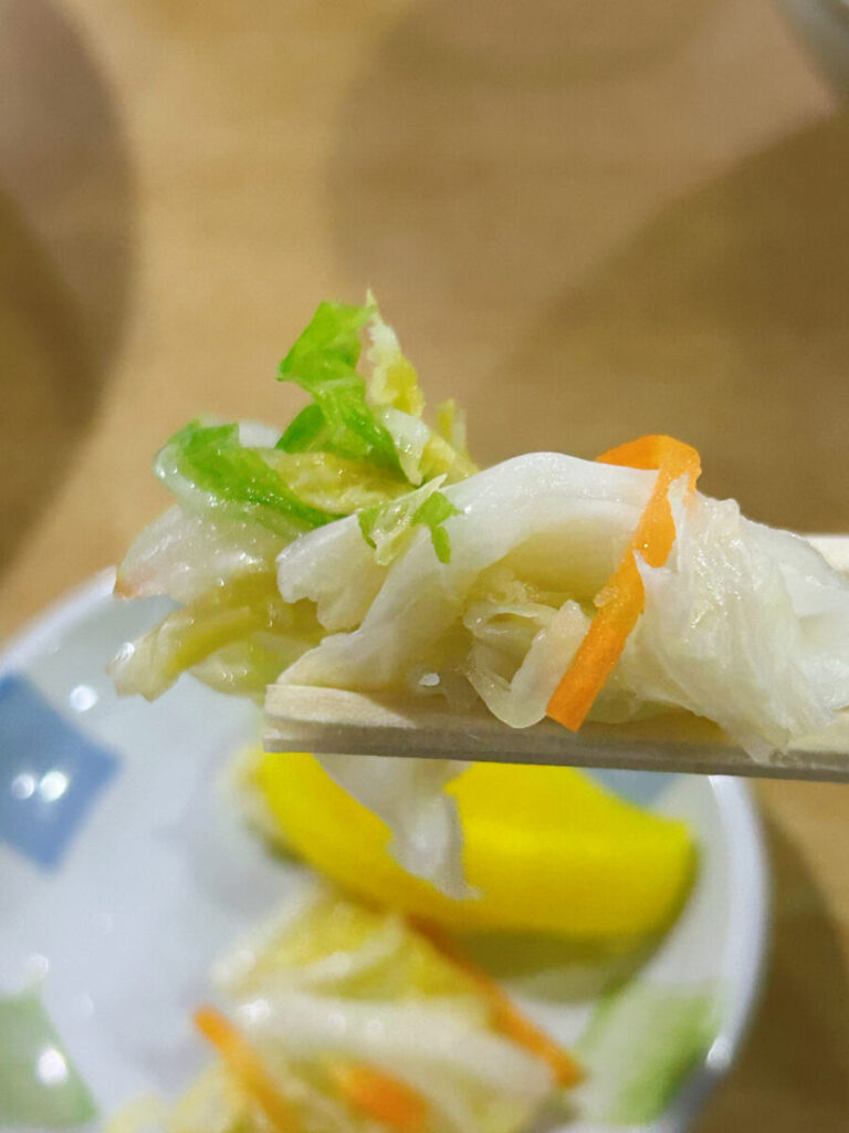 吉田食堂 中華丼大盛 お新香