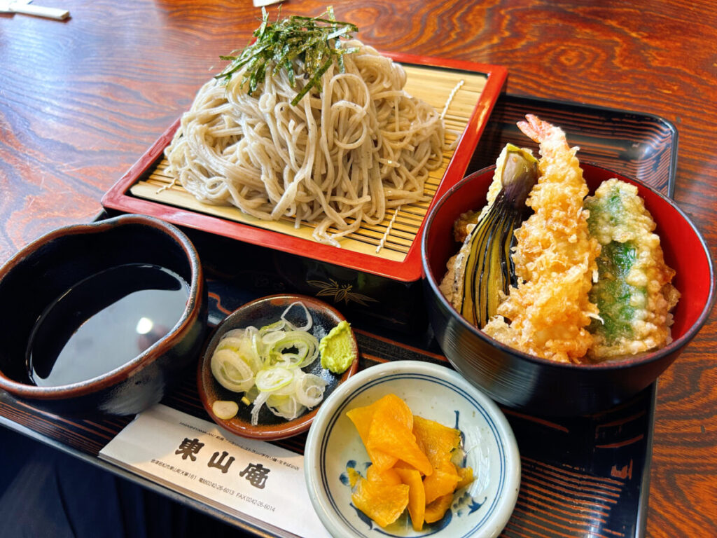 東山庵 ざるそば（並）＆ミニえび天丼 
