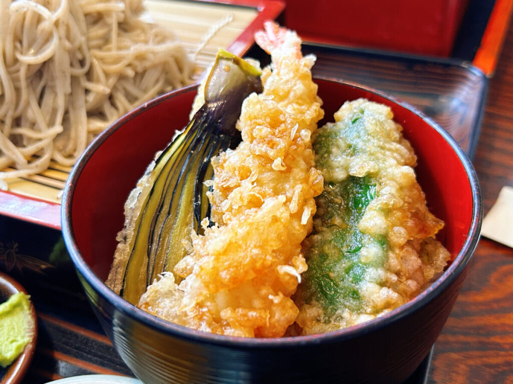 東山庵 ざるそば（並）＆ミニえび天丼 