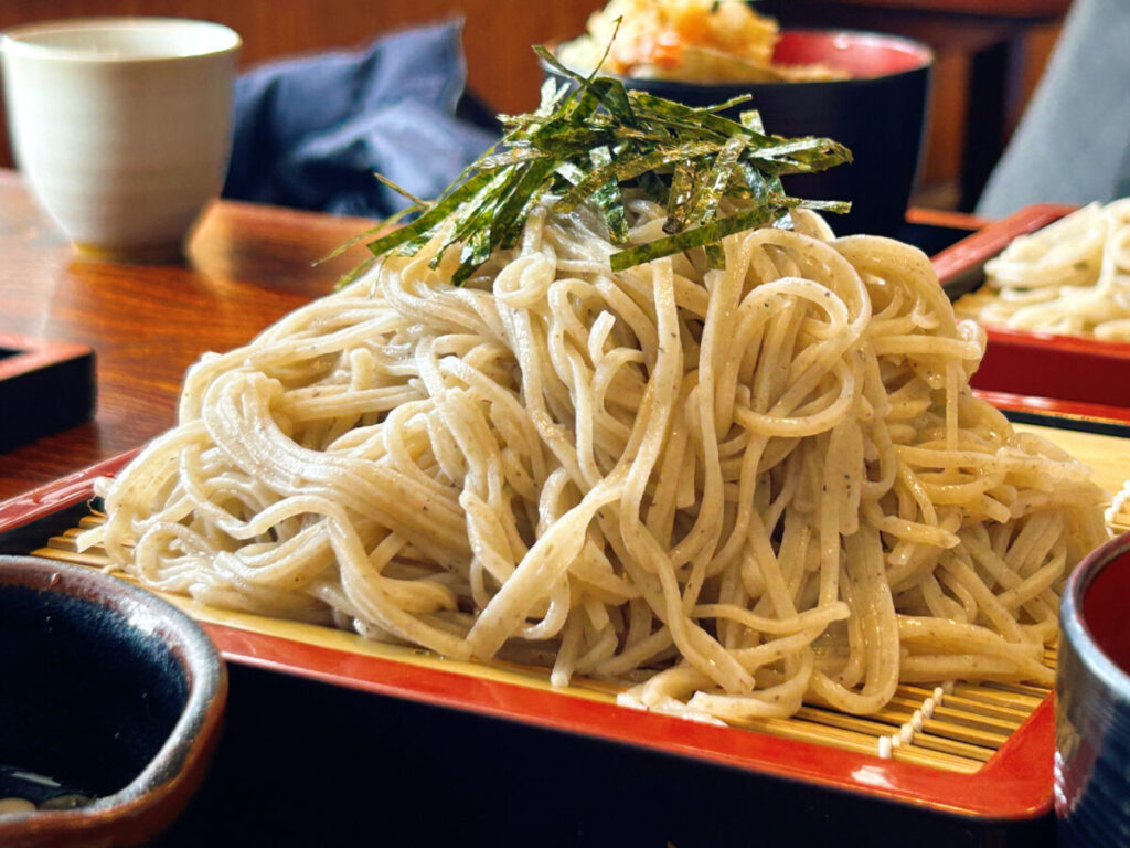 東山庵 ざるそば（並）＆ミニえび天丼 