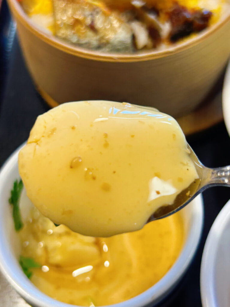 会津迎賓館 寿し万 こわっぱ定食 茶碗蒸し