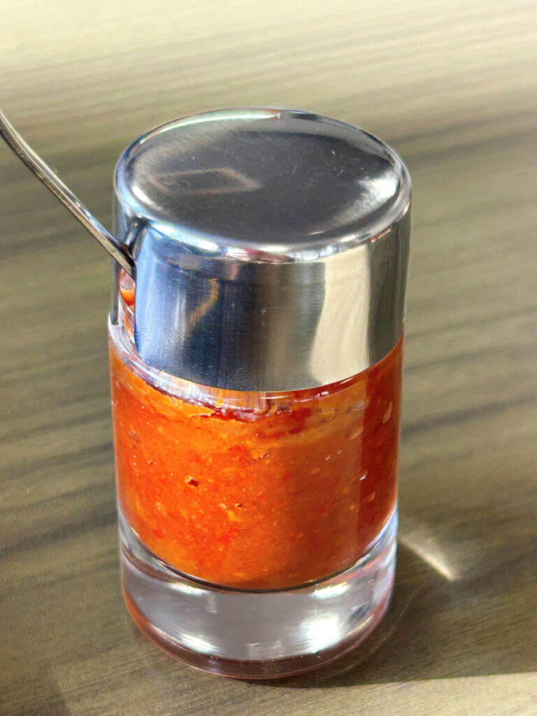 こだわり支那そば 大笑家 つけ麺2玉 味変