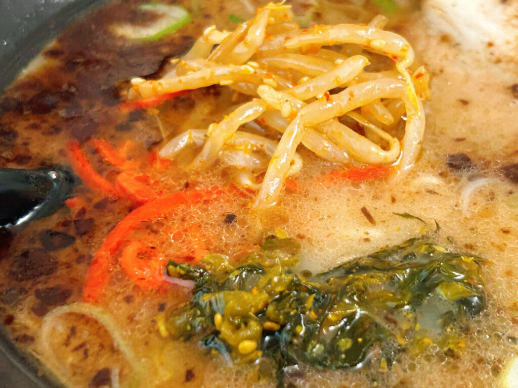 お食事処あおやま とんこつ黒らーめん＆ミニステーキ丼セット