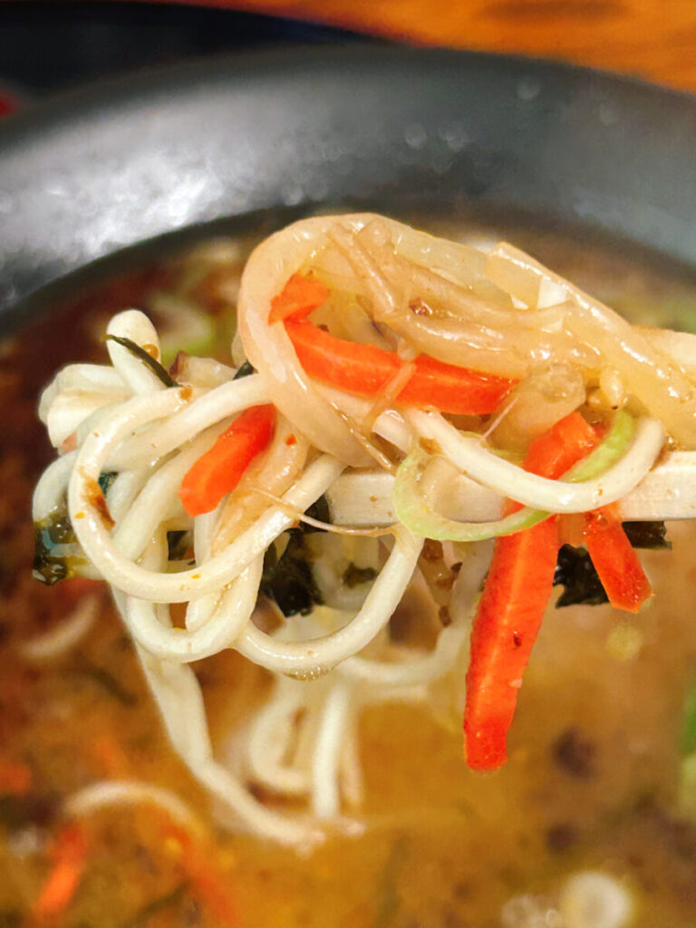 お食事処あおやま とんこつ黒らーめん＆ミニステーキ丼セット