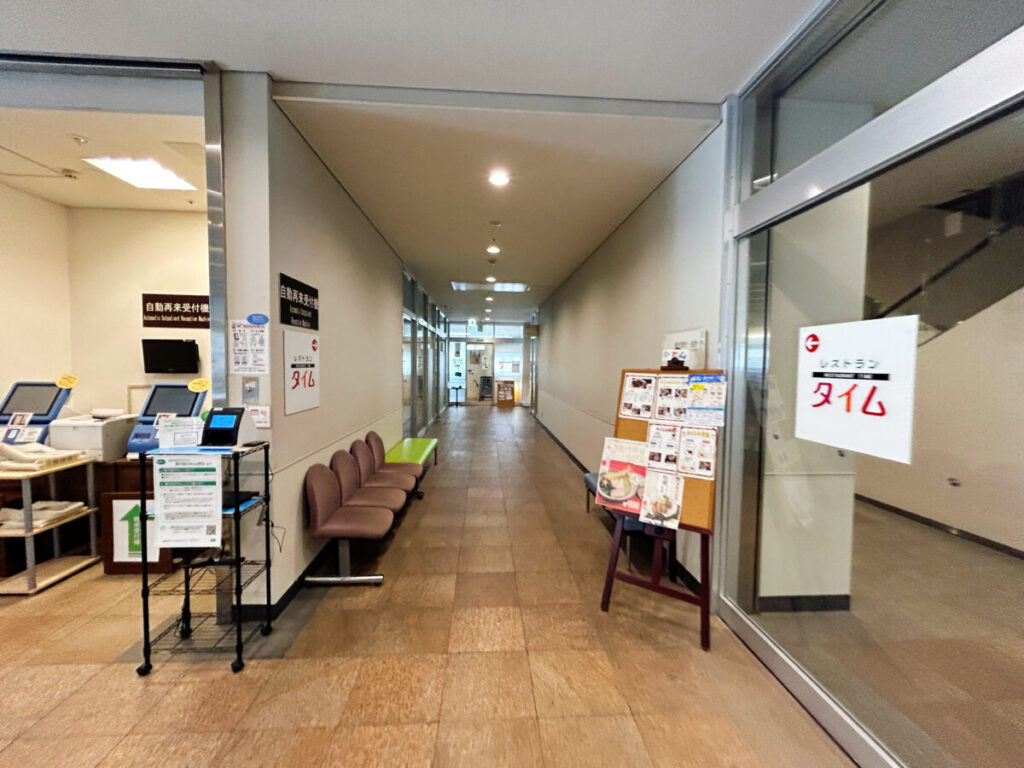 レストランタイム 店舗までの通路