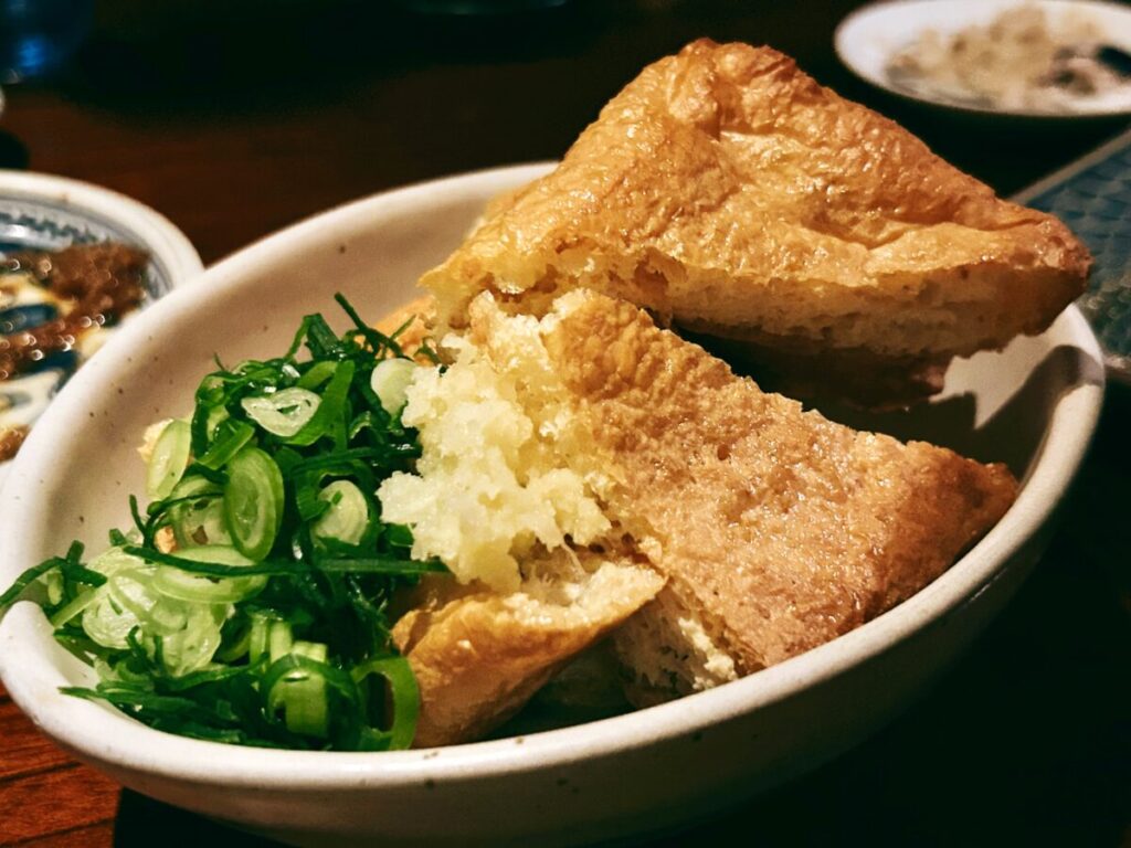 地酒処 天竜 油揚げ焼き