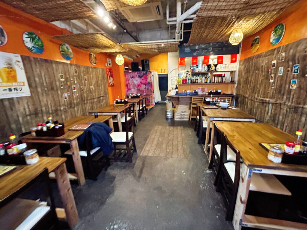 アンちゃん 本格ベトナム料理 店内の雰囲気