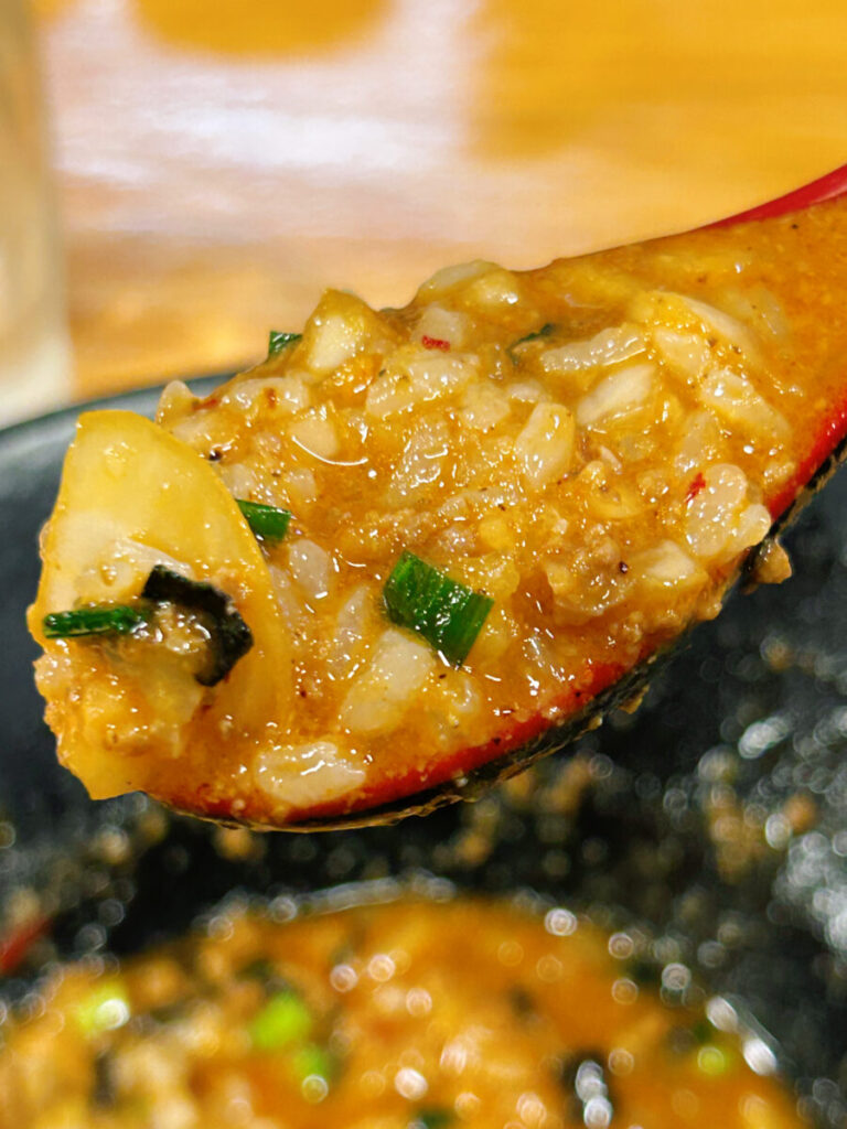 こうみ家 台湾まぜそば 昆布酢 追い飯