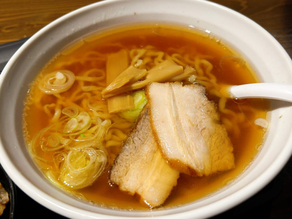 らぁ麺 まる らーめん+ミニチャーシュー丼 Dセット