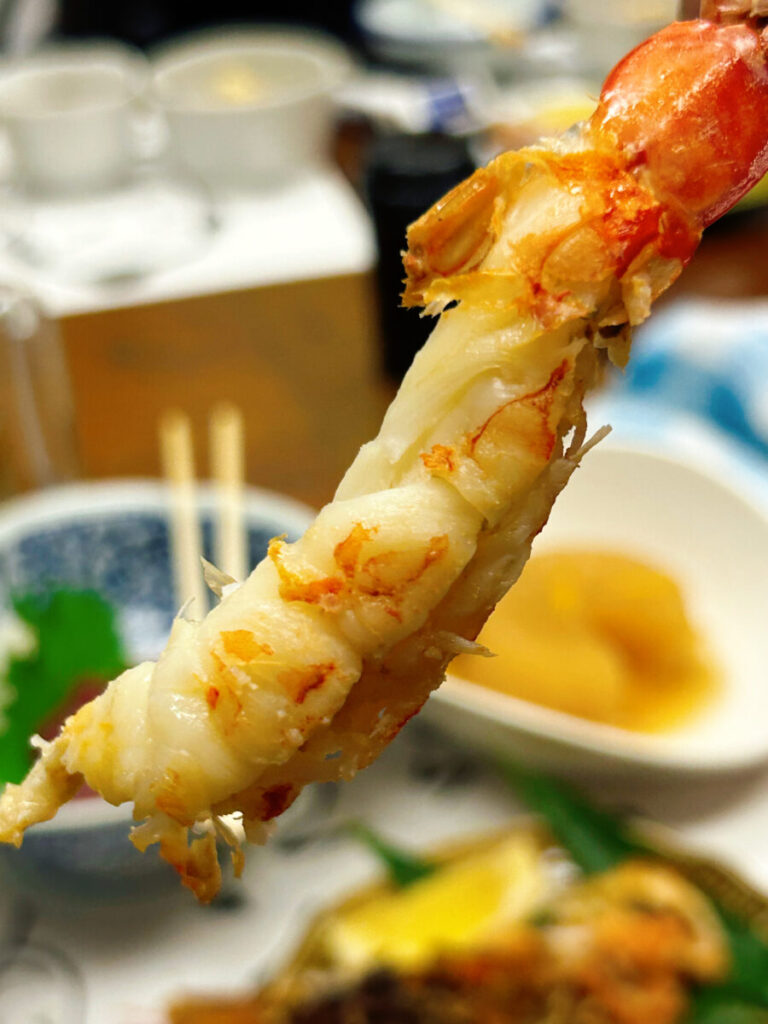 ちゃんこ やぐら太鼓 海老の塩焼き