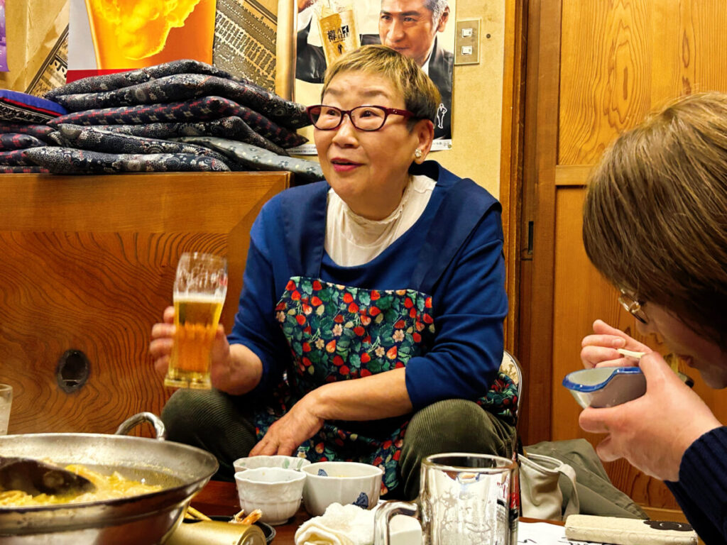 ちゃんこ やぐら太鼓 女将さん 名物