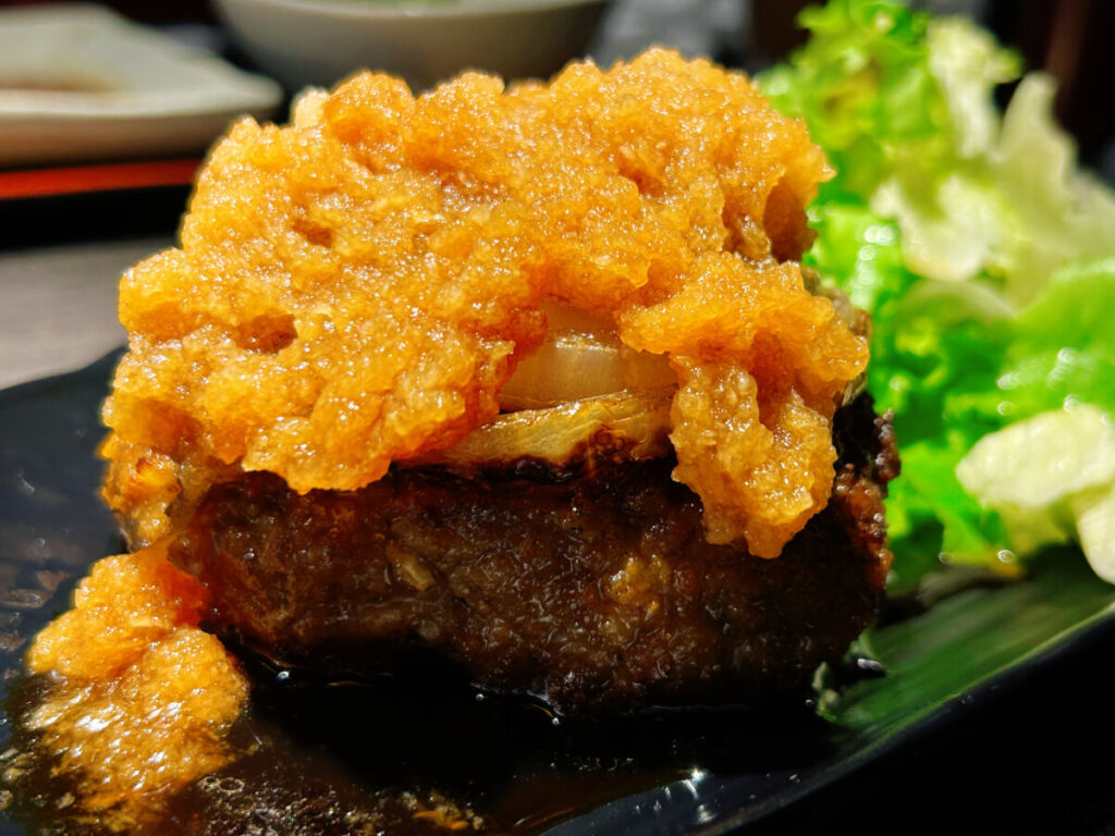 牛ぞう ランチ 照り焼きハンバーグおろし添え