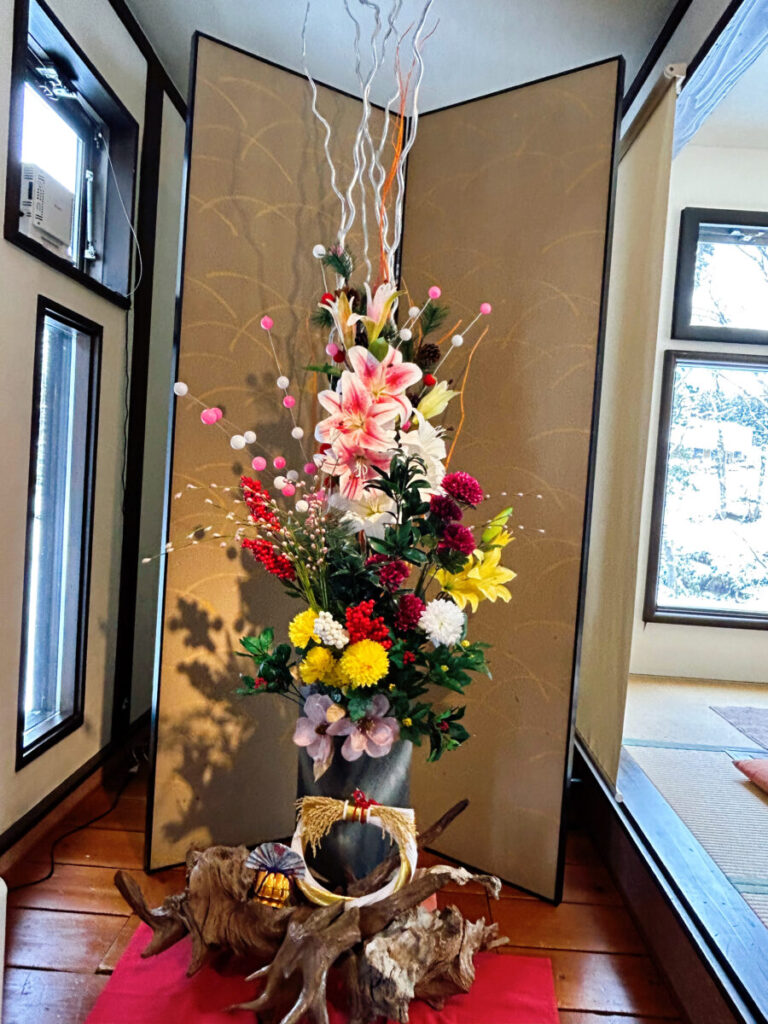 會津遊食たか膳 店内 新春 写真