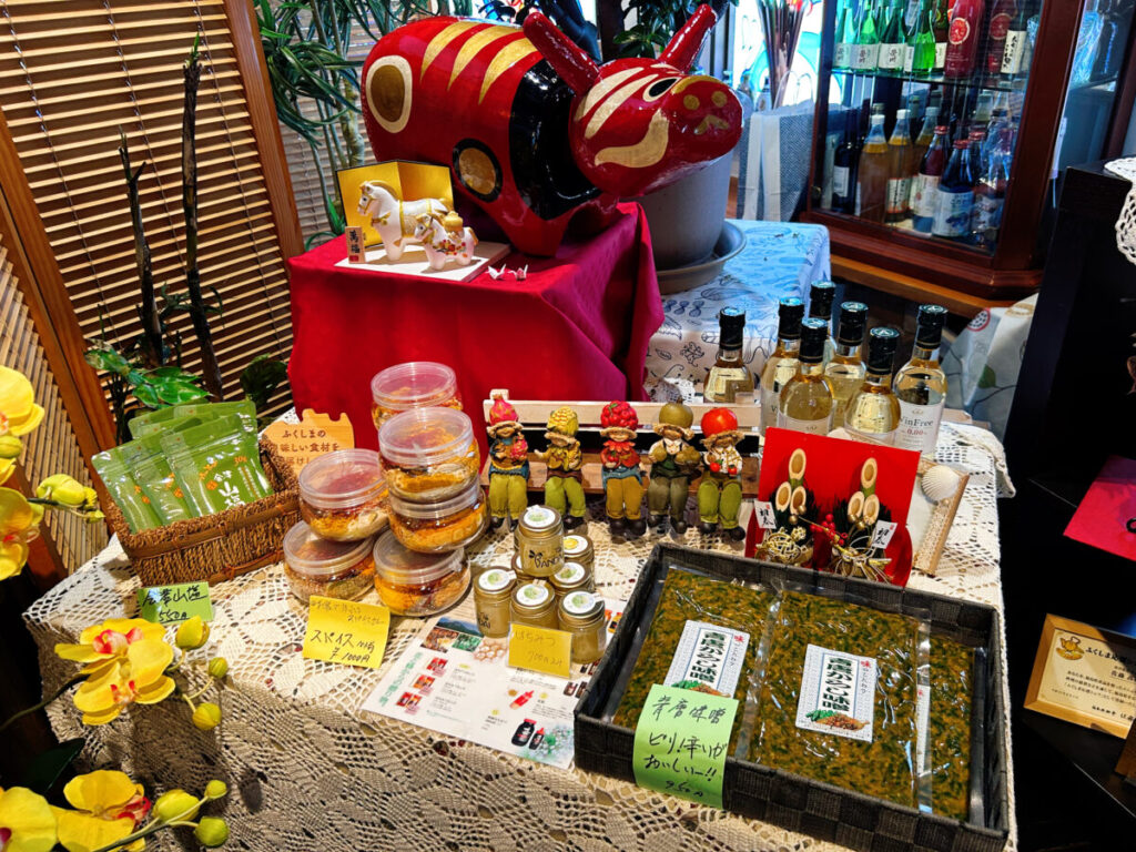 會津遊食たか膳 店内 販売