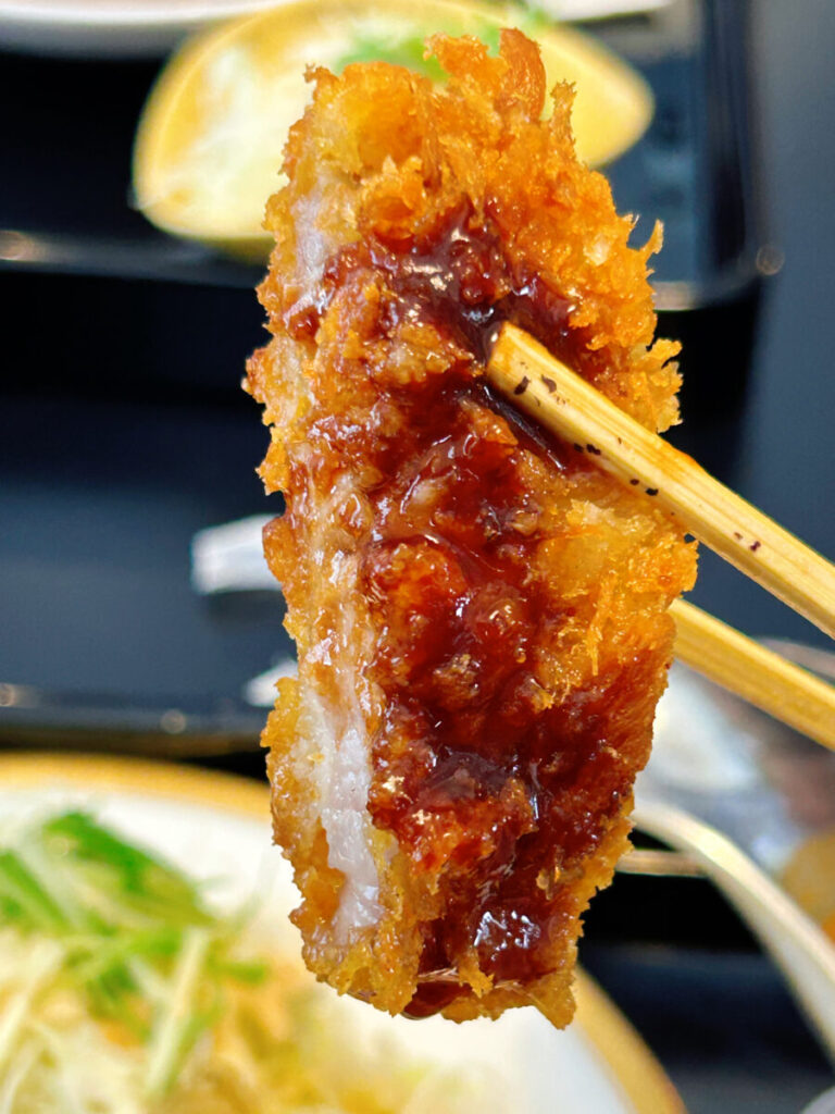 會津遊食たか膳 黒豚とんかつ定食とチョットのカレー
