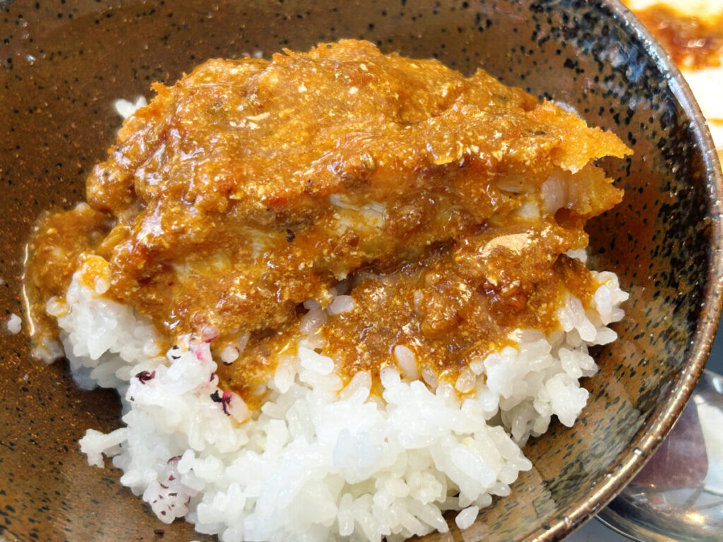 會津遊食たか膳 黒豚とんかつ定食とチョットのカレー