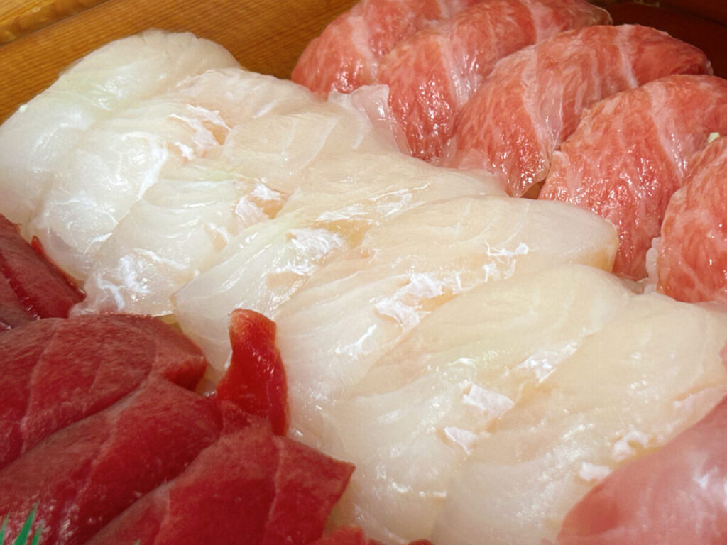 魚志 舟盛り テイクアウト ひらめ ヒラメ 平目