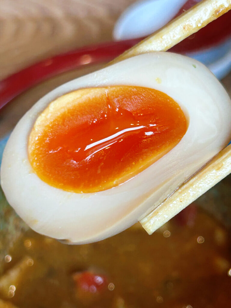 つけ麺 弐瓶 カレーつけ麺 中盛 味玉