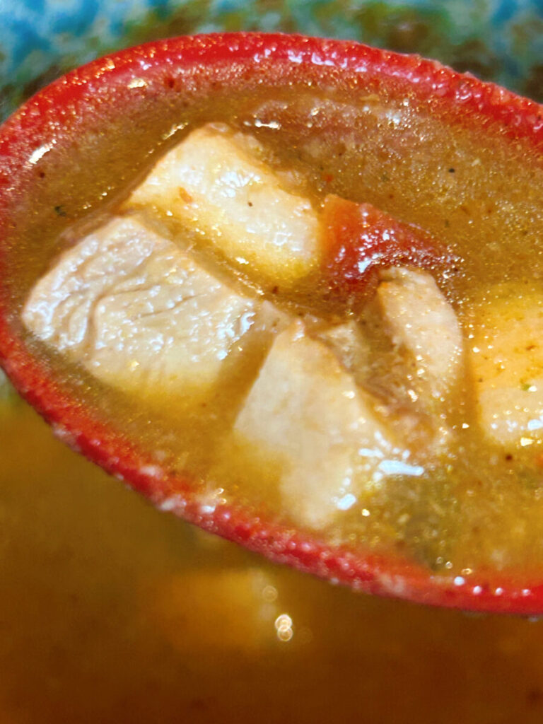 つけ麺 弐瓶 カレーつけ麺 中盛 割りスープ