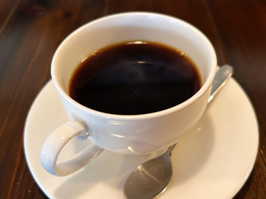 レストラン マーティン ランチ 食後のホットコーヒー