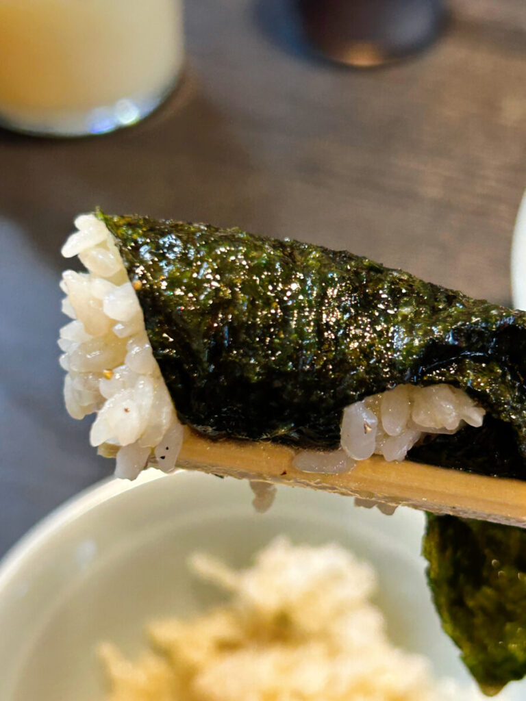 横浜家系ラーメン 郷戸家本店 家系ラーメン 大盛 写真 会津若松市 のり