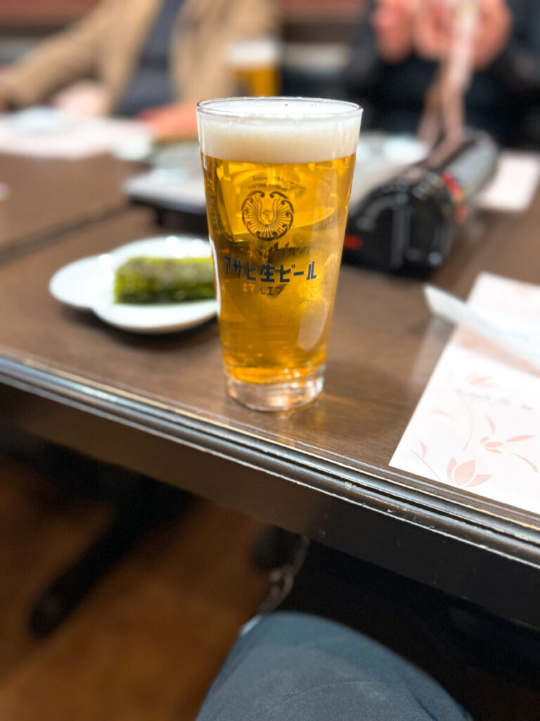 花郎亭 生ビール