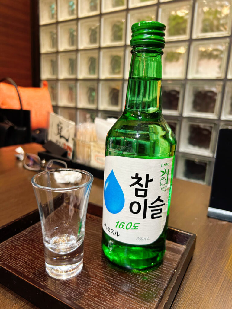 花郎亭 チャミスル フレッシュ 韓国料理